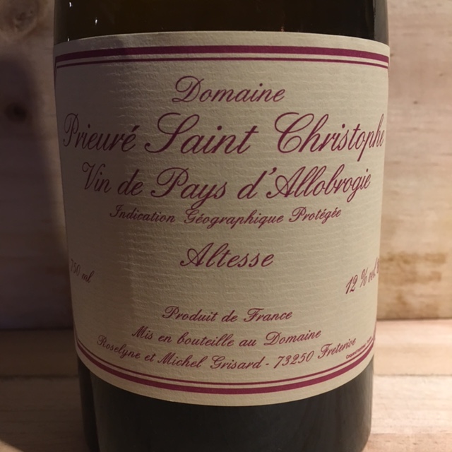 Vin Blanc Savoie Michel Grisard Altesse IGP NM