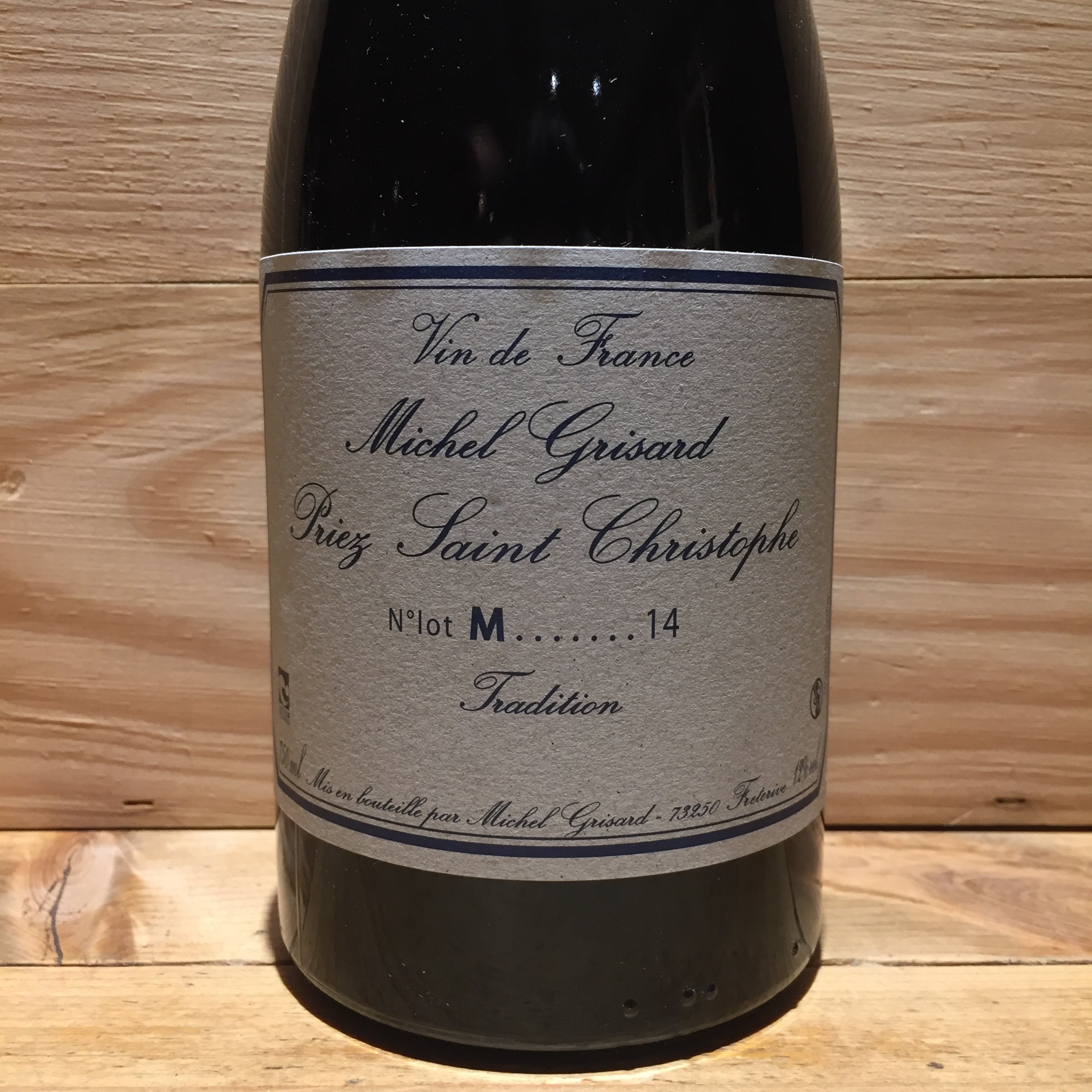 Vin Rouge Savoie Mondeuse Tradition Michel Grisard 2014