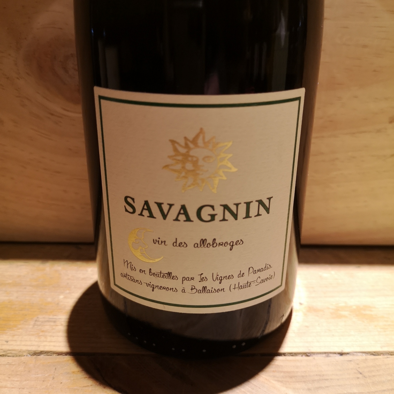 Vin Blanc Savoie Savagnin Vignes de Paradis 2019 Dominique Lucas BIO