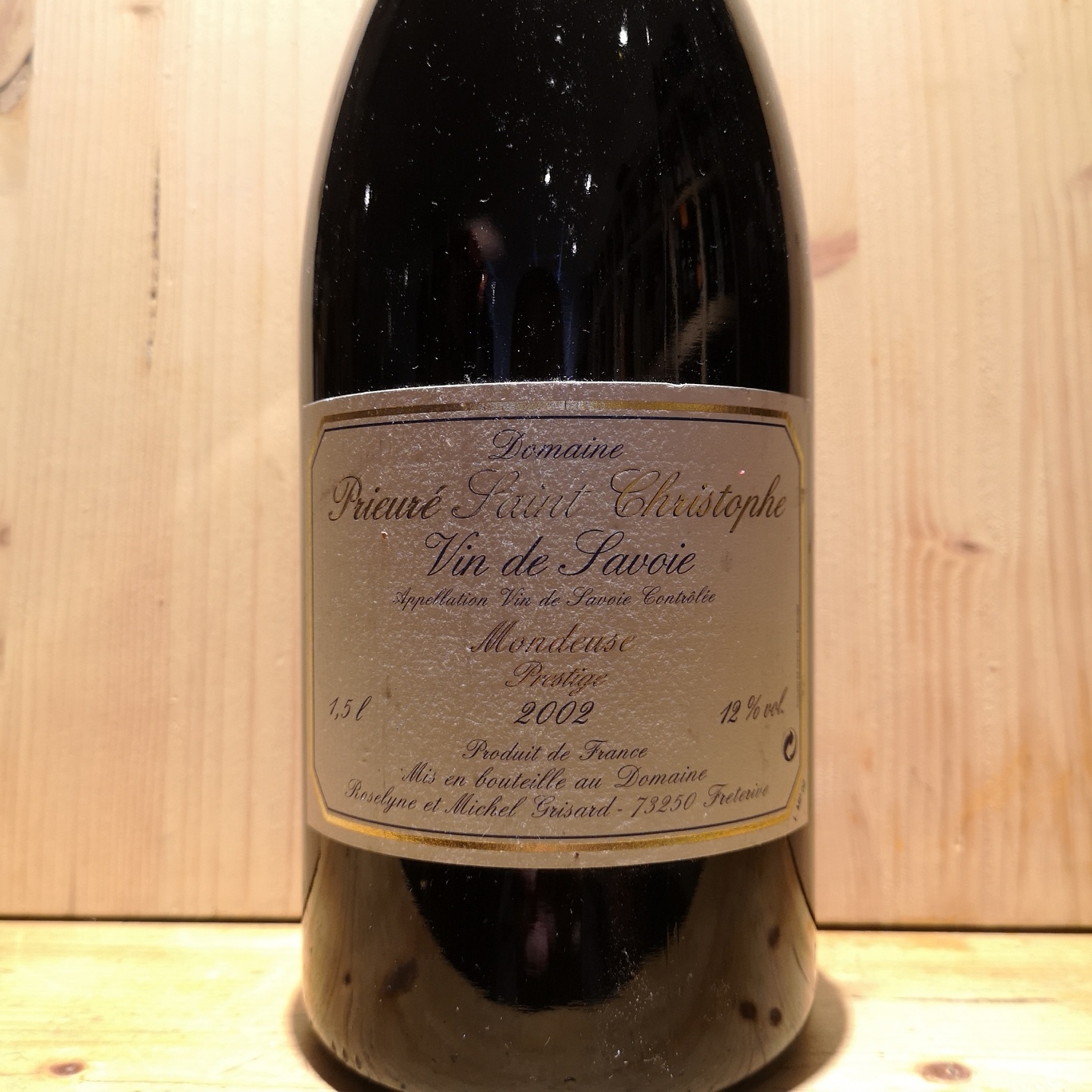 Rouge Savoie Magnum Mondeuse Prestige Michel Grisard 2002