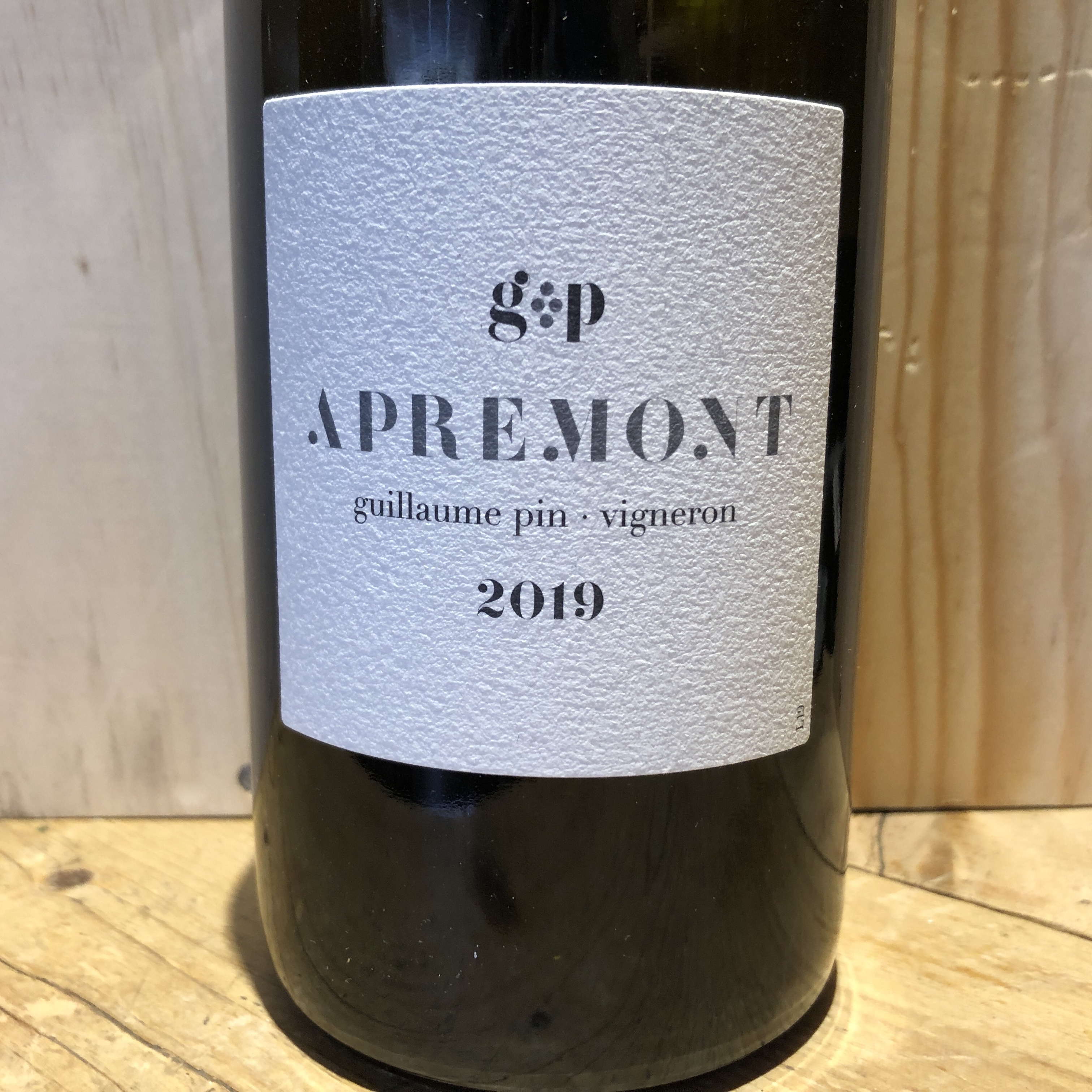 Vin Blanc Savoie Apremont GP, Guillaume Pin 2019 75 cl