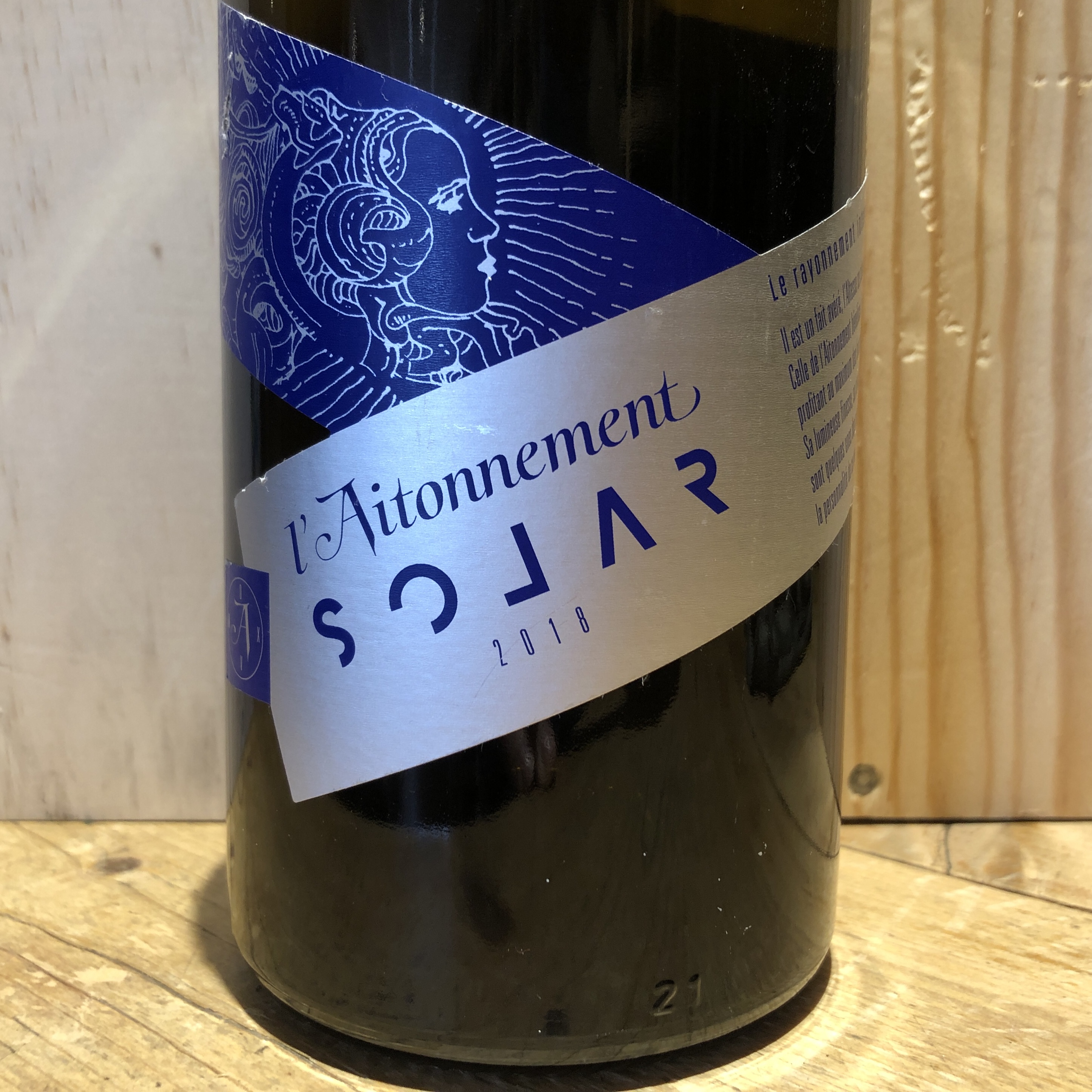 Vin Blanc Savoie L'Aitonnement Solar 2018 75 cl